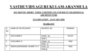 SIX MONTH SHORT TERM CERTIFICATE COURSE IN TRADITIONAL ARCHITECTURE